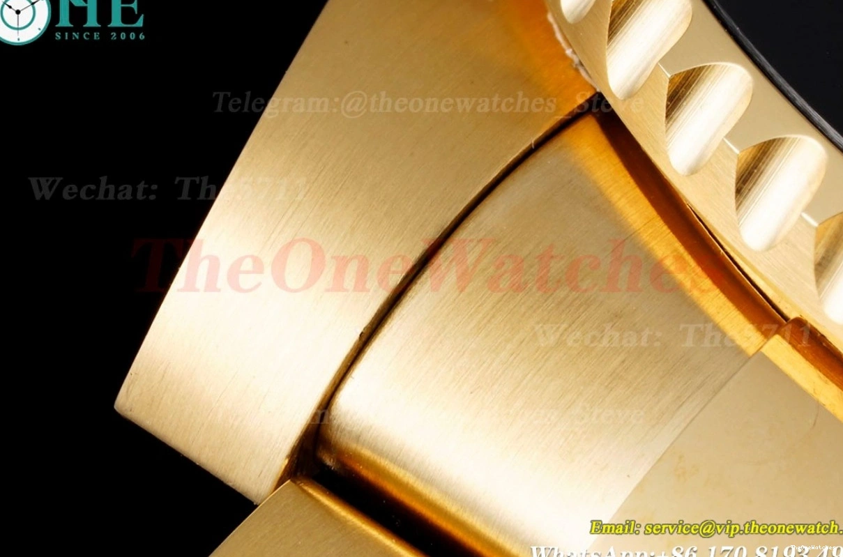 Black YG Clean 40mm Dot YG 116618LN VS3135 Submariner 0112